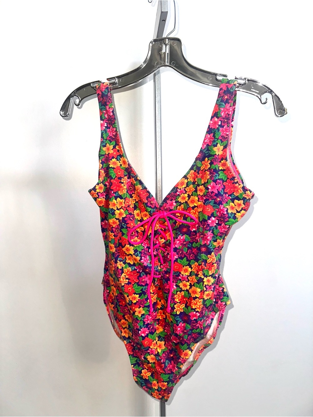Vintage Gitano Pink Multi Floral bodysuit